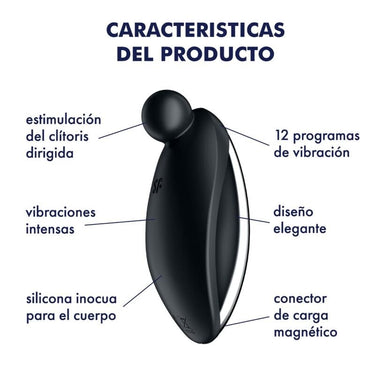 Satisfyer Spot On 2 Vibratore Clitoride Lucido e Potente 12 Programmi